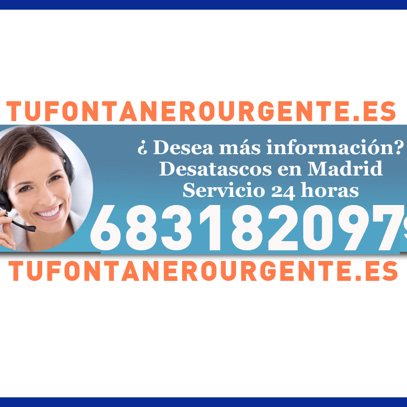 Pocero urgente en Madrid